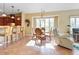 Bright kitchen with island, breakfast bar, and ample cabinet space at 11200 Hacienda Del Mar Blvd # 201, Placida, FL 33946