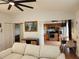 Open living room, kitchen and dining area with modern decor at 13100 S Mccall Rd # 110, Port Charlotte, FL 33981