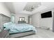 Spacious main bedroom with large bed, TV, and plenty of floor space at 15626 Meacham Cir, Port Charlotte, FL 33981