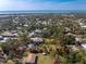 Aerial view showing home's large lot and location at 1651 Maria St, Englewood, FL 34223
