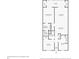 Floor plan showing bedroom, bathroom, kitchen, and living areas at 1730 Manasota Beach Rd # 110, Englewood, FL 34223