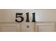 Condo unit door with number 511 at 1760 Gulf Blvd # 511, Englewood, FL 34223