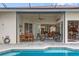 Enjoy this beautiful pool area that opens to the living room at 185 Rotonda E Blvd, Rotonda West, FL 33947
