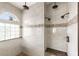 Large walk-in shower with double shower heads and granite seat at 185 Rotonda E Blvd, Rotonda West, FL 33947