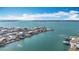 Aerial view of a waterfront community with houses and canals at 1924 Mississippi Ave, Englewood, FL 34224