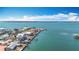 Aerial view showcasing waterfront homes and community at 1924 Mississippi Ave, Englewood, FL 34224