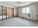 Unfinished bedroom with new flooring and window at 1924 Mississippi Ave, Englewood, FL 34224