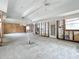 Open living area undergoing a complete remodel, featuring high ceilings at 1924 Mississippi Ave, Englewood, FL 34224
