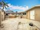 Relaxing patio area with hot tub, near house and palm trees at 1924 Mississippi Ave, Englewood, FL 34224