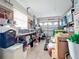 Garage with workbench and ample storage at 252 Medalist Rd, Rotonda West, FL 33947