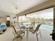 Enjoy relaxing views from the covered lanai and refreshing pool at 252 Medalist Rd, Rotonda West, FL 33947