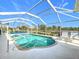 Relaxing screened pool and patio area, perfect for outdoor enjoyment at 252 Medalist Rd, Rotonda West, FL 33947