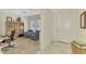 Bright entryway with office space and wood flooring at 26906 Weiskopf Dr, Englewood, FL 34223