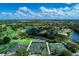 Community tennis courts with surrounding landscape at 26906 Weiskopf Dr, Englewood, FL 34223