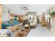 Expansive living room with southwestern decor and tiled floors at 307 Gladstone Blvd, Englewood, FL 34223