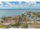 Aerial view of waterfront homes and properties at 321 S Mango St, Englewood, FL 34223