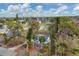 Aerial view showcasing a house nestled in a residential area at 321 S Mango St, Englewood, FL 34223