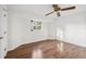 Bright bedroom with laminate flooring and large window at 4204 Cockrell St, Port Charlotte, FL 33948