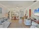 Open living room, dining area, and kitchen at 4260 Placida Rd # 18C, Englewood, FL 34224