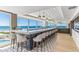 Oceanfront bar with stylish seating and modern design at 5000 Gasparilla Rd # Dc307, Boca Grande, FL 33921