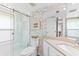 Clean bathroom with glass shower and updated fixtures at 5000 Gasparilla Rd # Dc307, Boca Grande, FL 33921