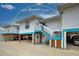 Elevated beachfront home with stairs and parking at 5031 N Beach Rd # 112, Englewood, FL 34223