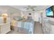 Comfortable guest bedroom with ample closet space at 5700 Gulf Shores Dr # B234, Boca Grande, FL 33921