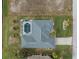 Bird's eye view of a single Gathering home with pool at 60 White Marsh Ln, Rotonda West, FL 33947