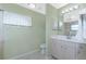 Clean bathroom with toilet and shower at 60 White Marsh Ln, Rotonda West, FL 33947