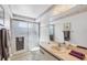 Bathroom with shower/tub combo and updated vanity at 610 Apple Ln, Englewood, FL 34223