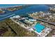 Property view from the water at 8226 Harborside Cir, Englewood, FL 34224