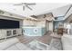 Open concept living space with kitchen and dining area views at 8226 Harborside Cir, Englewood, FL 34224