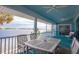 Spacious screened porch with water views at 8245 Manasota Key Rd, Englewood, FL 34223
