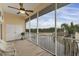 Relaxing screened balcony overlooking pond at 102 Natures Way # 2305, Rotonda West, FL 33947