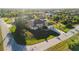 Aerial view of beautiful home with a large lot and neighborhood at 13575 Chenille Dr, Port Charlotte, FL 33981