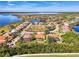 Aerial view of a luxury waterfront community at 14173 Myakka Pointe Dr, Port Charlotte, FL 33953