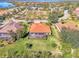 Aerial view of home with pool and lanai at 14173 Myakka Pointe Dr, Port Charlotte, FL 33953