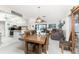 Bright dining room adjacent to kitchen and living room at 1505 Fireside St, Port Charlotte, FL 33952