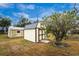 Two storage sheds in the backyard at 1505 Fireside St, Port Charlotte, FL 33952