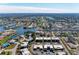 Aerial view showing home's location in a waterfront community at 1783 Lake Pl # 1783A, Venice, FL 34293