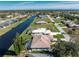 Wide aerial view of property and surrounding neighborhood at 276 Long Meadow Ln, Rotonda West, FL 33947