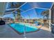 Inviting screened pool with ample deck space at 276 Long Meadow Ln, Rotonda West, FL 33947