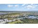 Wide aerial view of community near water at 3353 Grand Vista Ct # 202, Port Charlotte, FL 33953