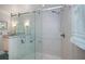 Large walk-in shower with glass enclosure and modern fixtures at 367 Englewood Isles Pkwy # 4, Englewood, FL 34223