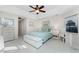 Spacious main bedroom featuring a ceiling fan, and furniture set at 40 Bunker Pl, Rotonda West, FL 33947