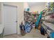 Well-organized pantry with ample shelving for storage at 411 Boundary Blvd, Rotonda West, FL 33947