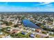 Bird's-eye view of the property and surrounding neighborhood at 7398 Spinnaker Blvd, Englewood, FL 34224