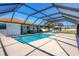 Screened pool and patio with plenty of space at 7398 Spinnaker Blvd, Englewood, FL 34224