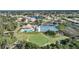 Community features pool, tennis courts, clubhouse, and green space at 8377 Parkside Dr, Englewood, FL 34224