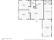 Detailed floor plan featuring the layout of the bedrooms, bathrooms, living rooms and kitchen at 1100 Gulf Blvd, Englewood, FL 34223